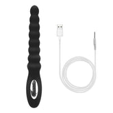 TPFSecret gewellter Analvibrator für Männer und Frauen ohne Remote Controll - Schwarz